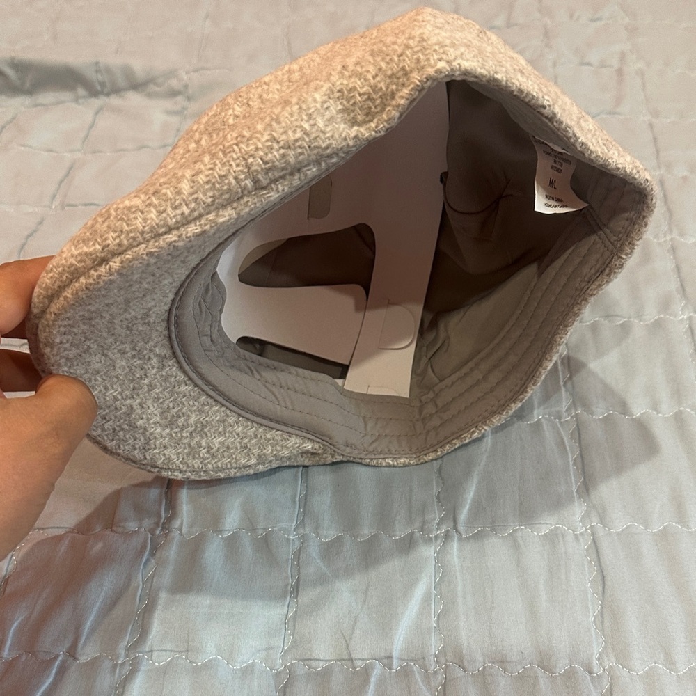 NEW Stylish Gray Tweed Cap - Picture 3 of 9